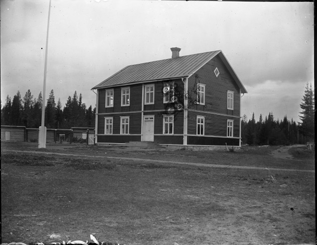 Kyrkås sockenstuga vid invigningen år 1907