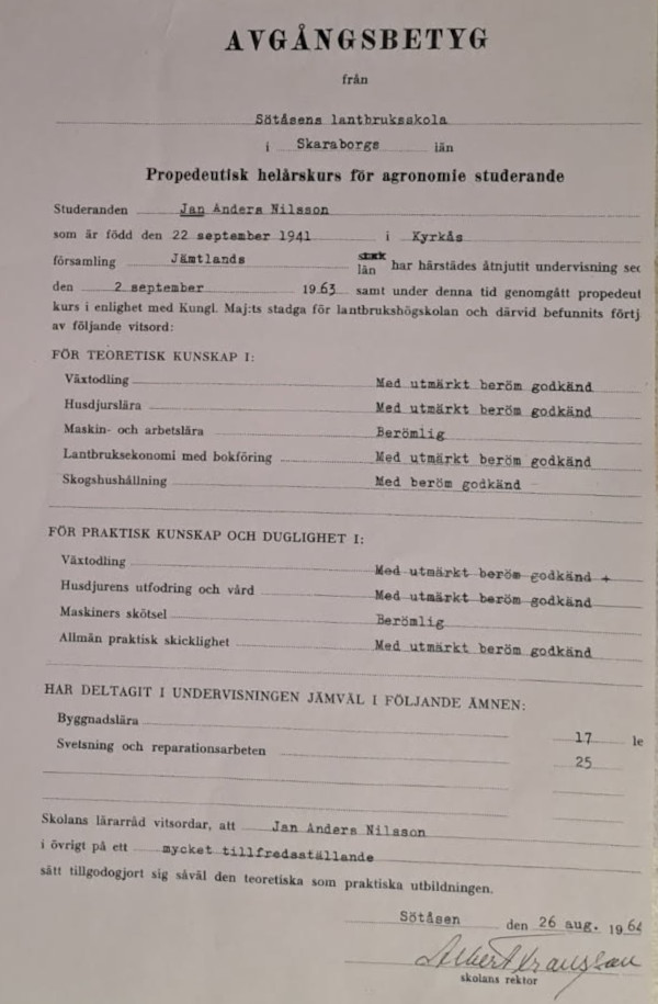 prop kurs 2 terminer