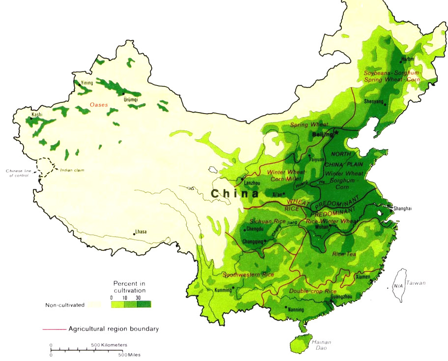 Kinas jordbruk