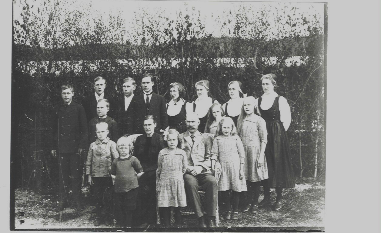 Familjen på Katrinehill omkr 1923