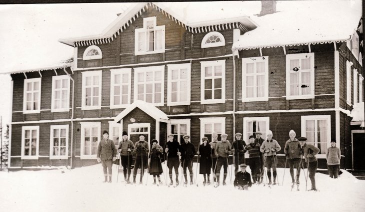 Nisses skidåkning på Torsta 1926