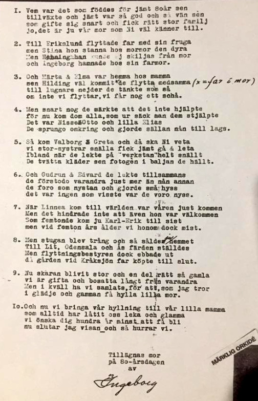 Dikt vid 80-årsdagen 1955