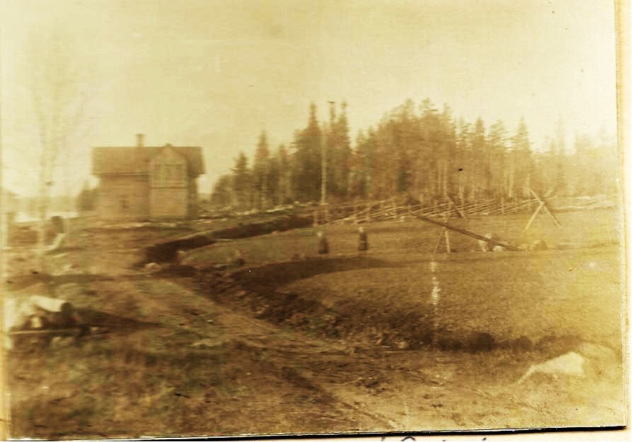 Nybygget Katrinehill våren 1906
