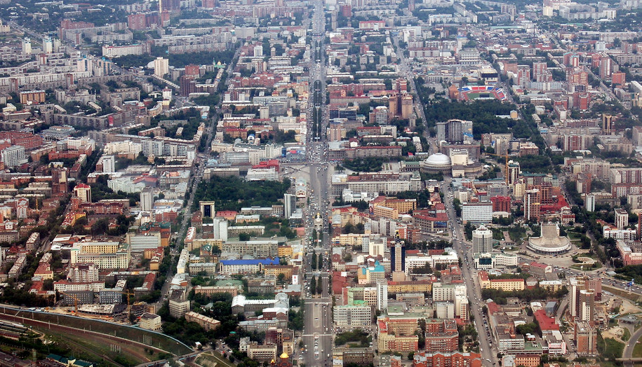 Flygbild Novosibirsk